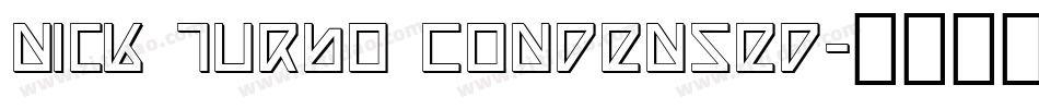 Nick Turbo Condensed字体转换